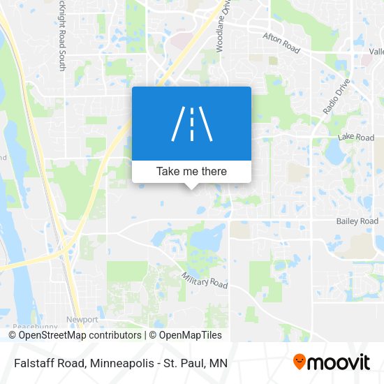 Mapa de Falstaff Road