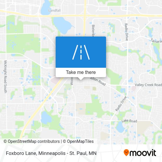Foxboro Lane map