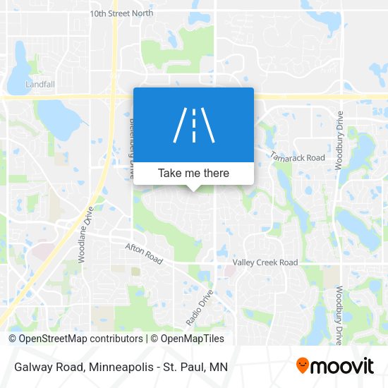 Galway Road map