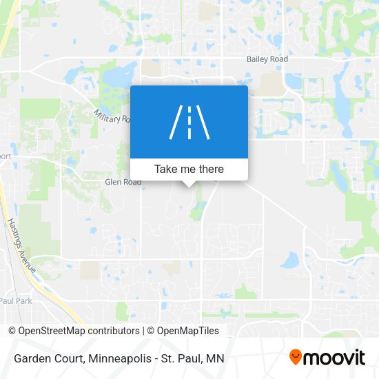 Mapa de Garden Court