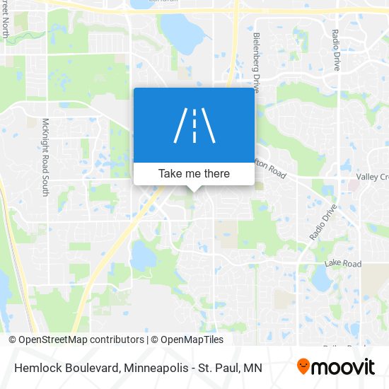 Mapa de Hemlock Boulevard