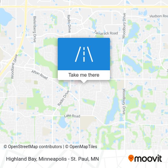 Highland Bay map