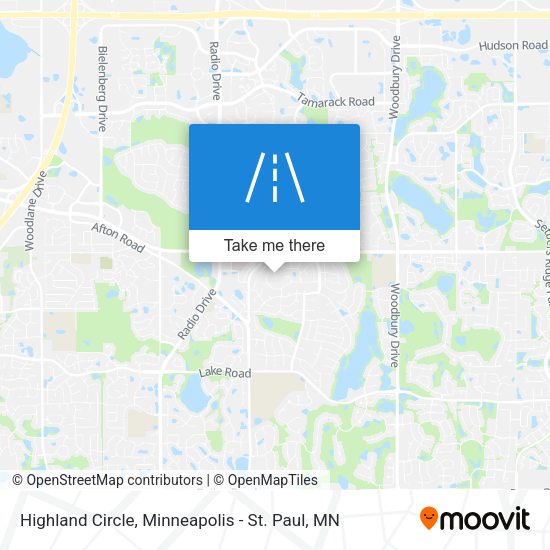 Mapa de Highland Circle