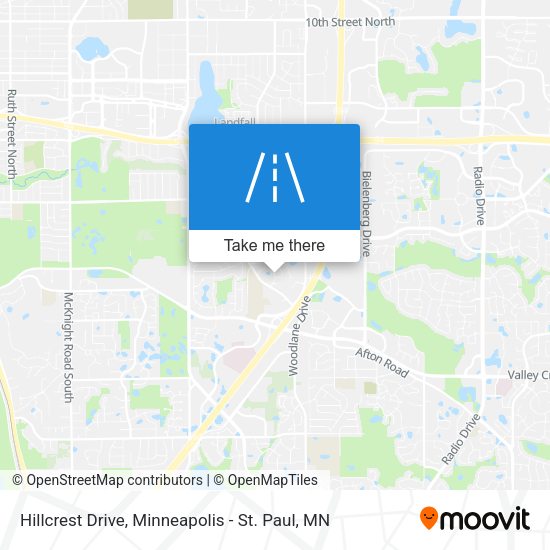 Mapa de Hillcrest Drive
