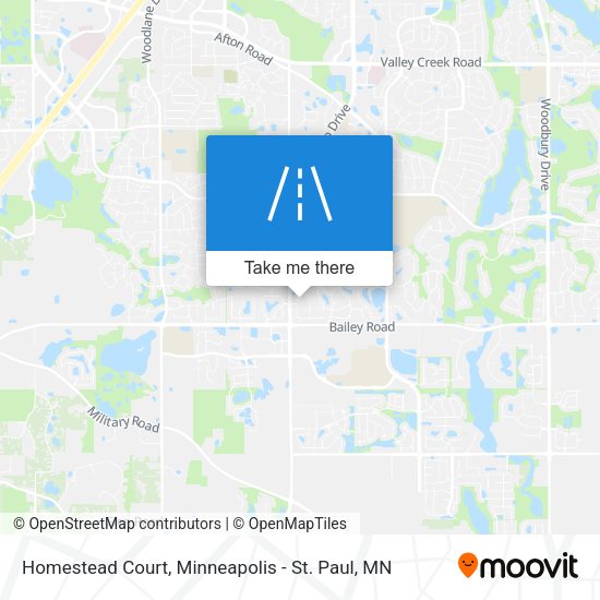 Mapa de Homestead Court