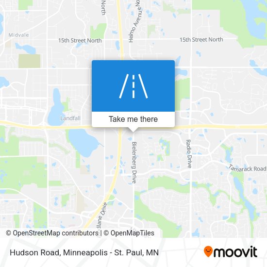 Hudson Road map