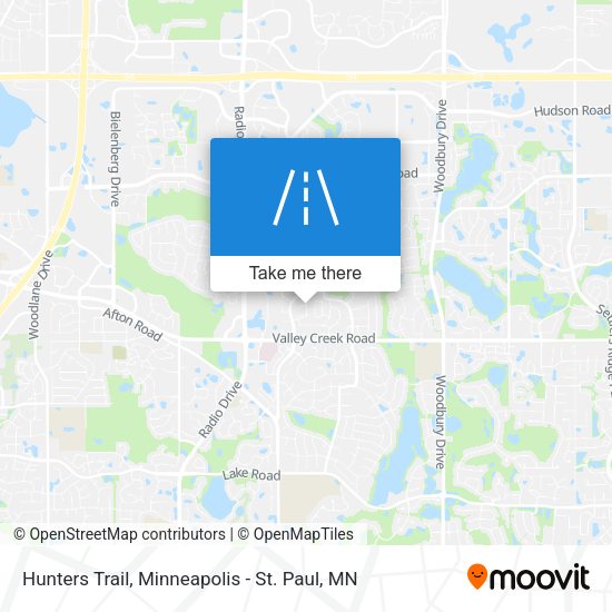 Hunters Trail map