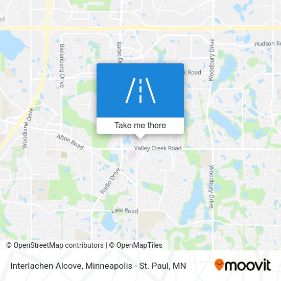 Interlachen Alcove map