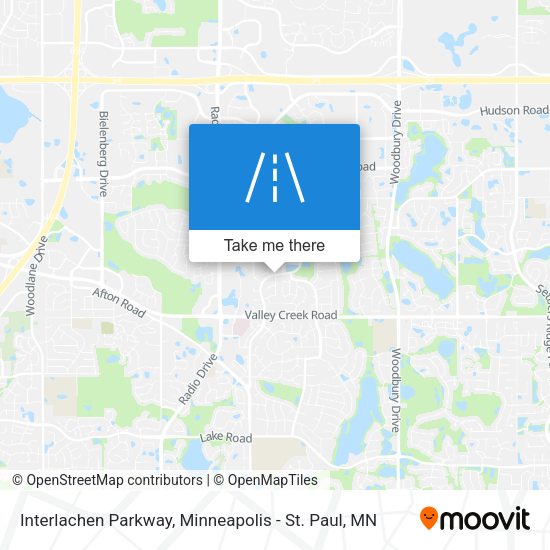 Interlachen Parkway map