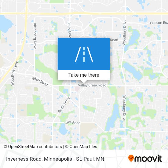 Inverness Road map