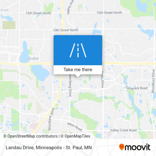 Landau Drive map