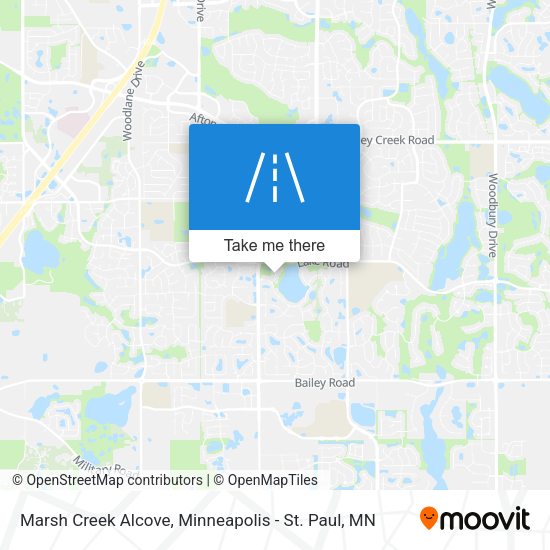 Marsh Creek Alcove map