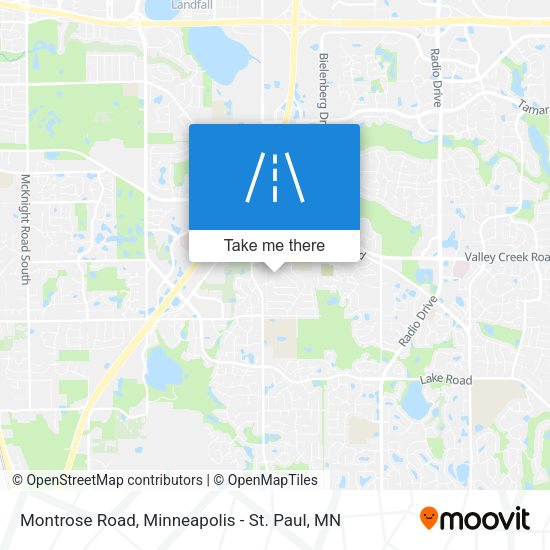 Mapa de Montrose Road