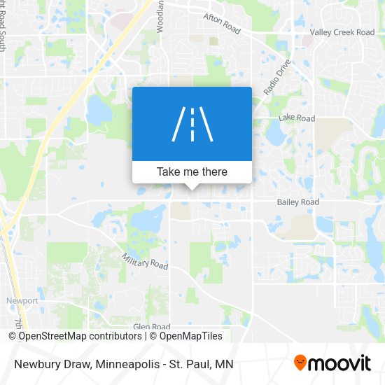 Mapa de Newbury Draw