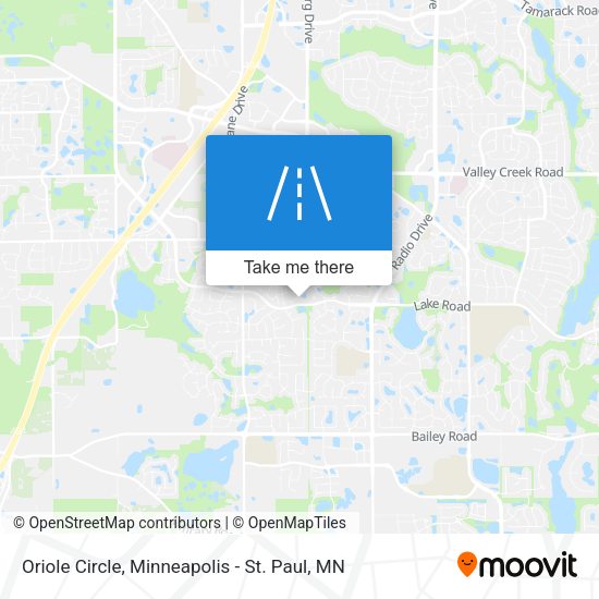Oriole Circle map