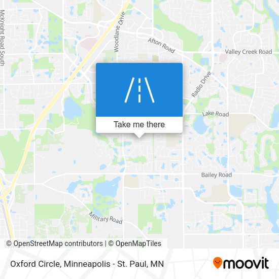Oxford Circle map