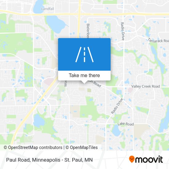 Mapa de Paul Road