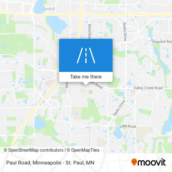 Mapa de Paul Road