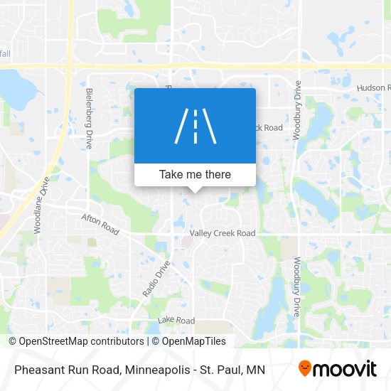 Pheasant Run Road map