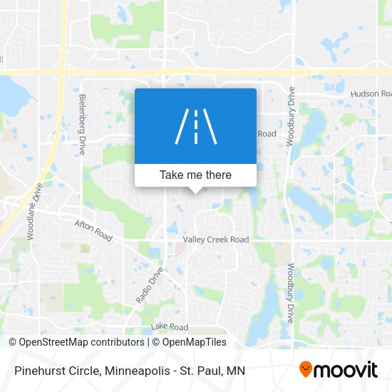 Mapa de Pinehurst Circle