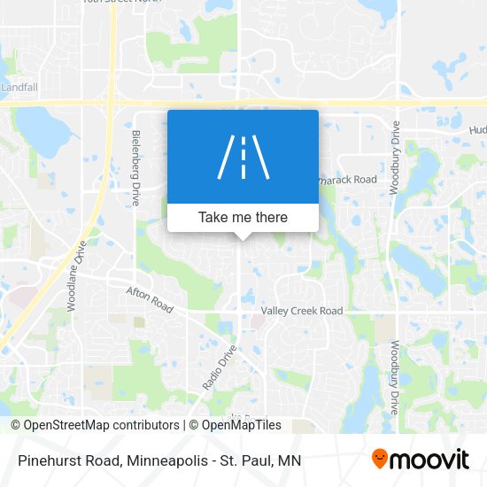 Pinehurst Road map