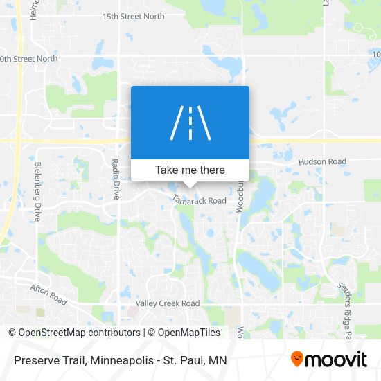 Preserve Trail map