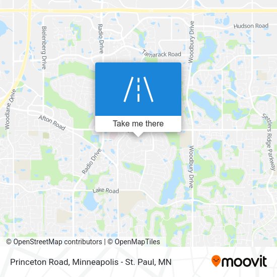 Princeton Road map