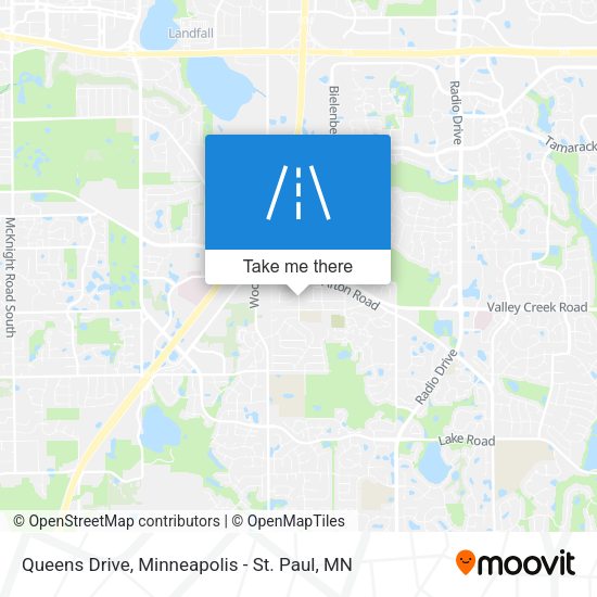 Queens Drive map