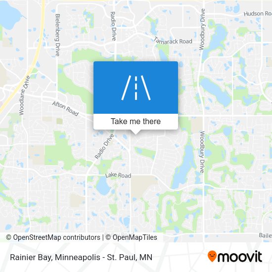 Mapa de Rainier Bay