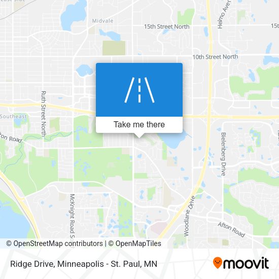 Ridge Drive map