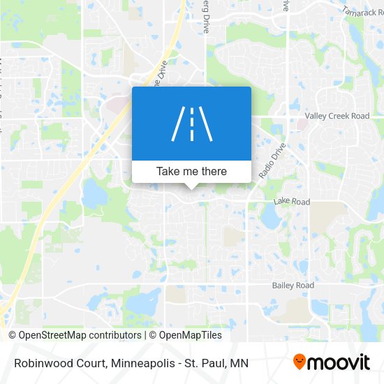 Mapa de Robinwood Court
