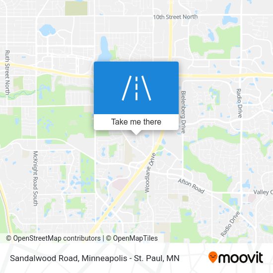 Mapa de Sandalwood Road