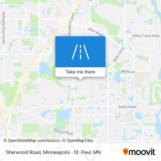 Mapa de Sherwood Road