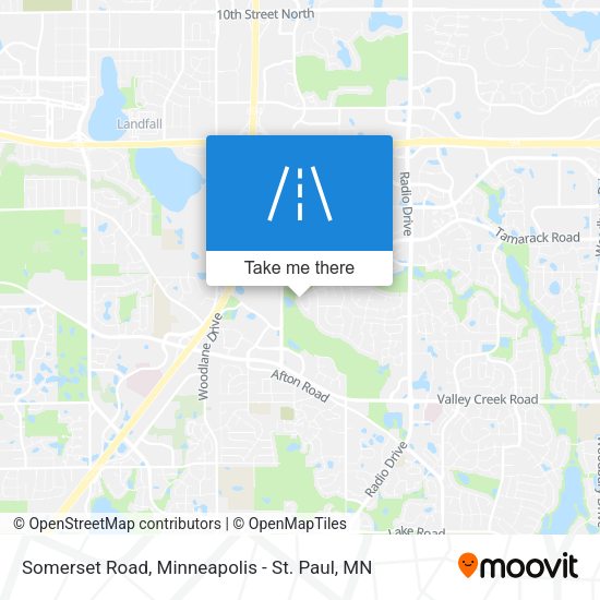 Somerset Road map