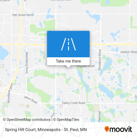 Mapa de Spring Hill Court