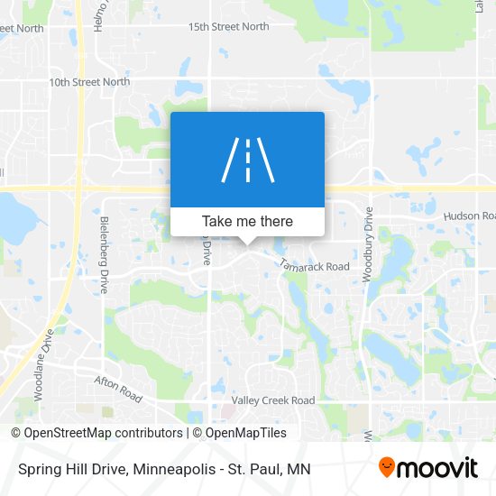 Spring Hill Drive map