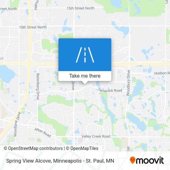 Spring View Alcove map