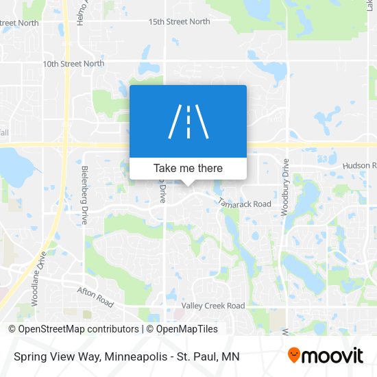 Spring View Way map