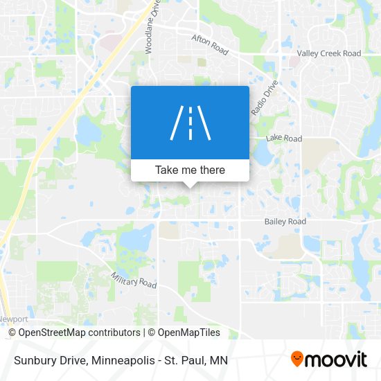 Sunbury Drive map
