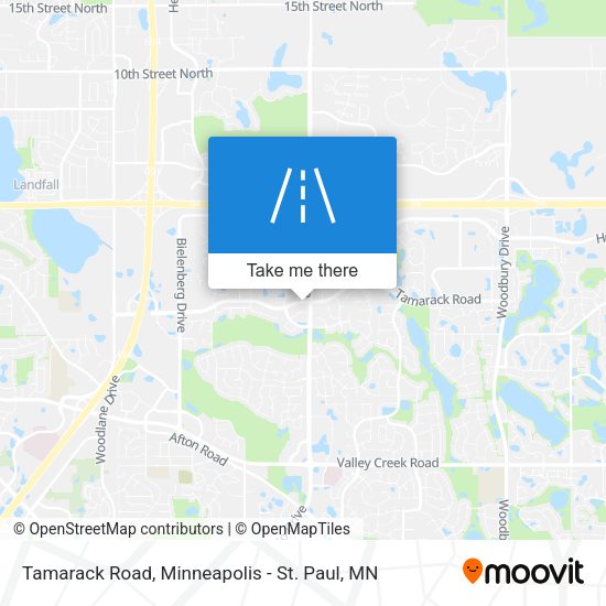 Tamarack Road map