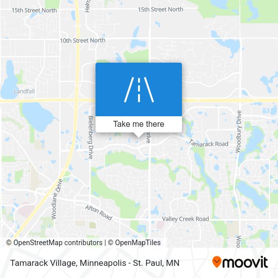 Tamarack Village map
