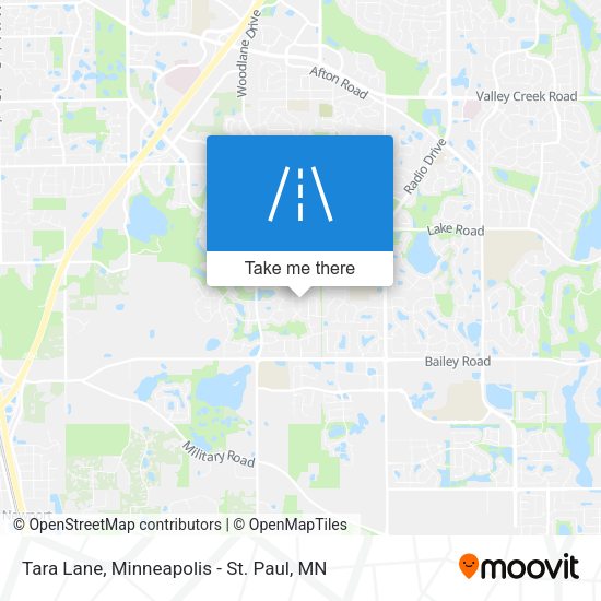 Tara Lane map