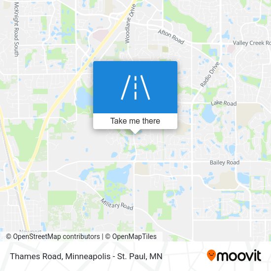 Mapa de Thames Road