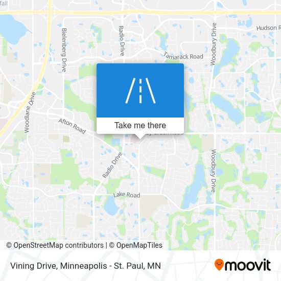 Vining Drive map