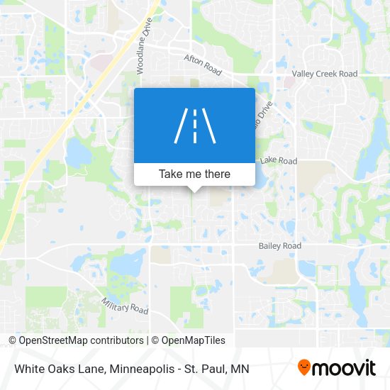 Mapa de White Oaks Lane