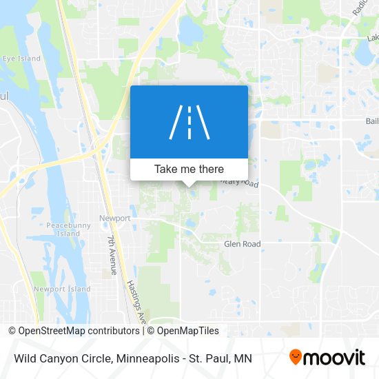 Wild Canyon Circle map
