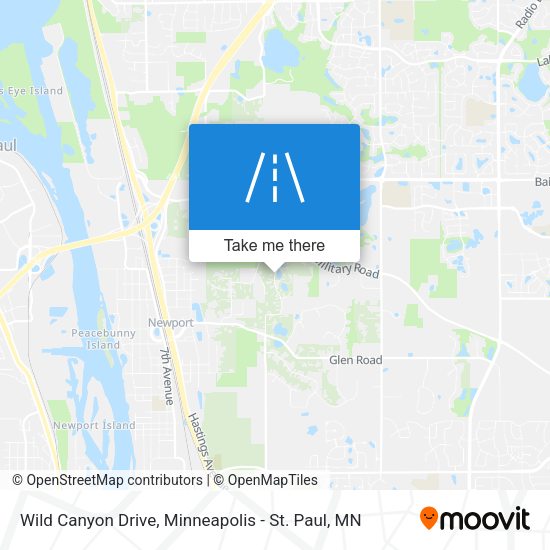 Mapa de Wild Canyon Drive
