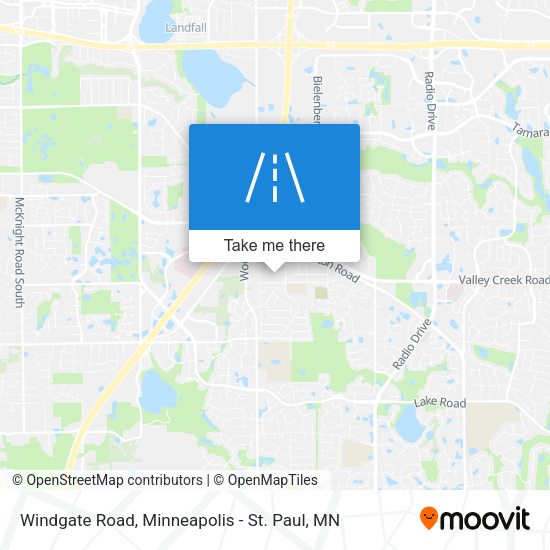 Windgate Road map
