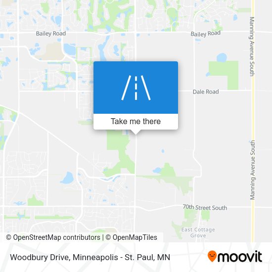 Woodbury Drive map