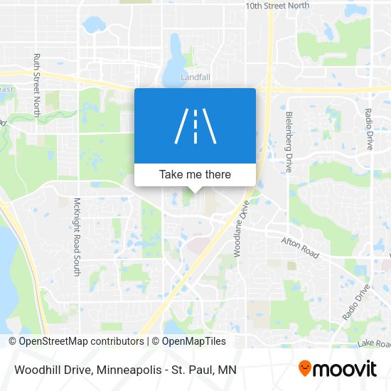 Mapa de Woodhill Drive
